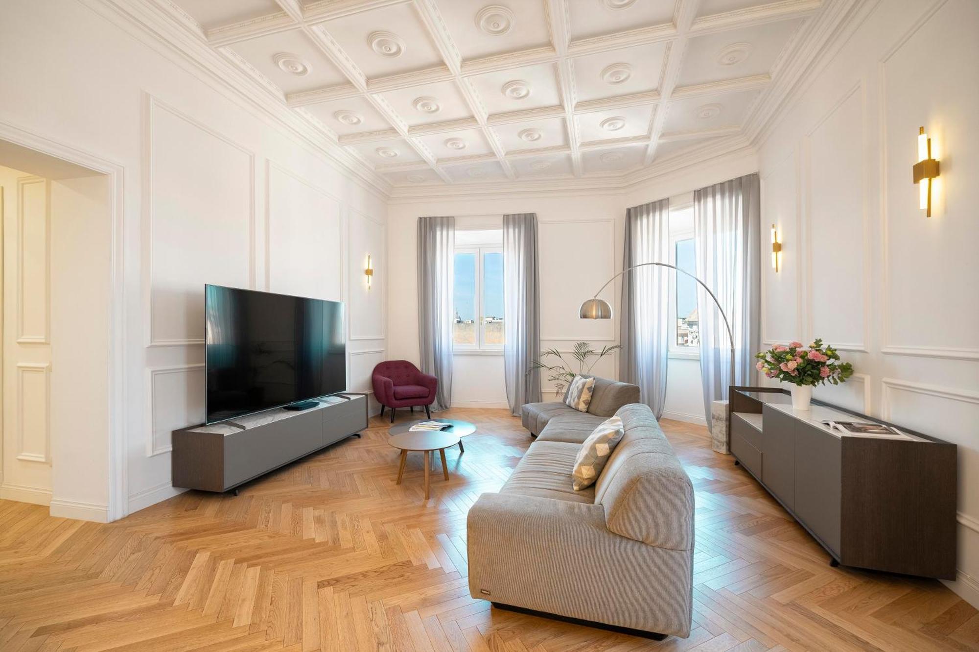 Sjr Luxury Apartment Trevi Fountain Roma Eksteriør bilde